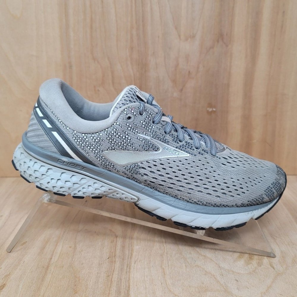 Brooks Women's Gray Mesh Athletic Running Sneakers - Picture 2 of 11
